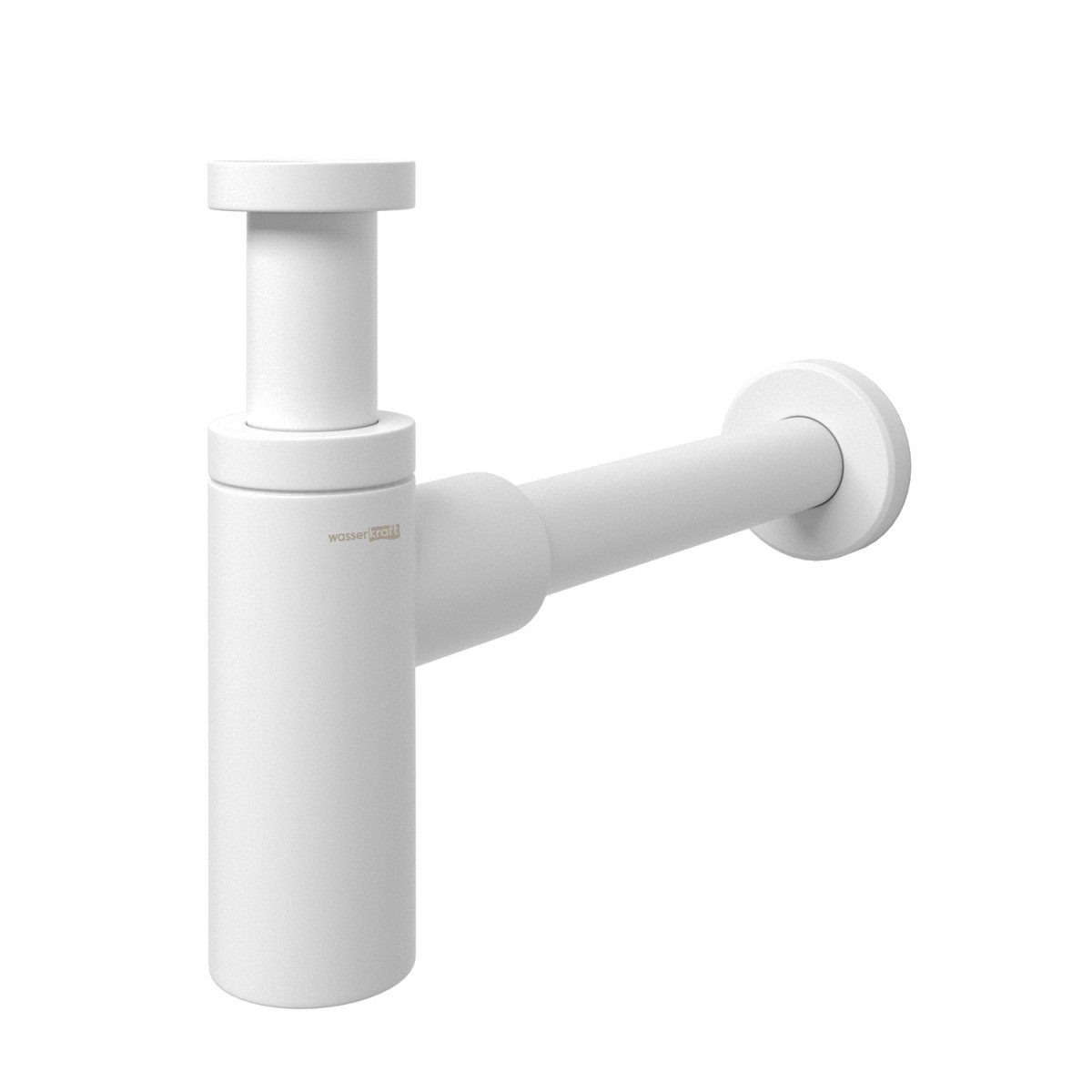 Сифон для раковины WasserKRAFT A150 (белый матовый)