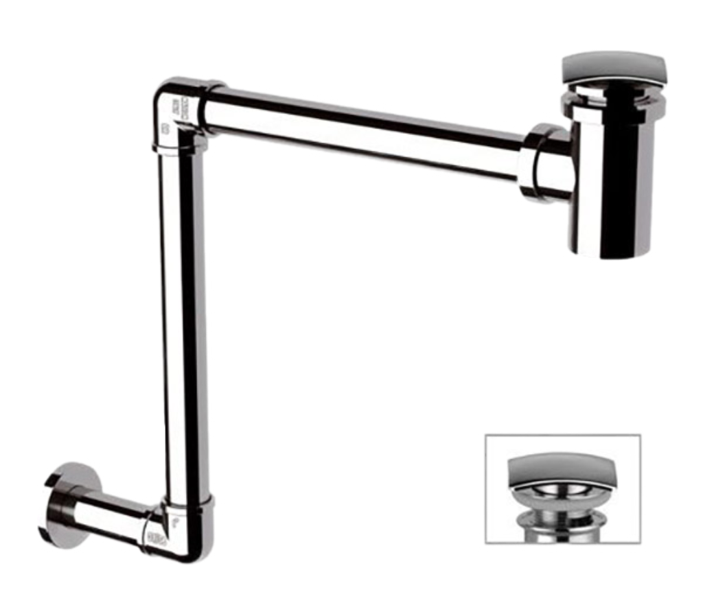 Сифон для раковины с донным клапаном Remer 984S (хром)