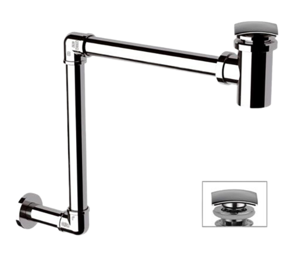 Сифон для раковины с донным клапаном Remer 985S (хром)