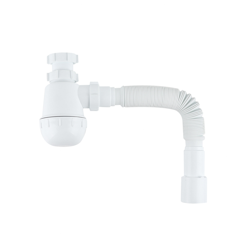 Сифон бутылочный для раковины IDDIS Optima Home 900A0G0010VD (белый)