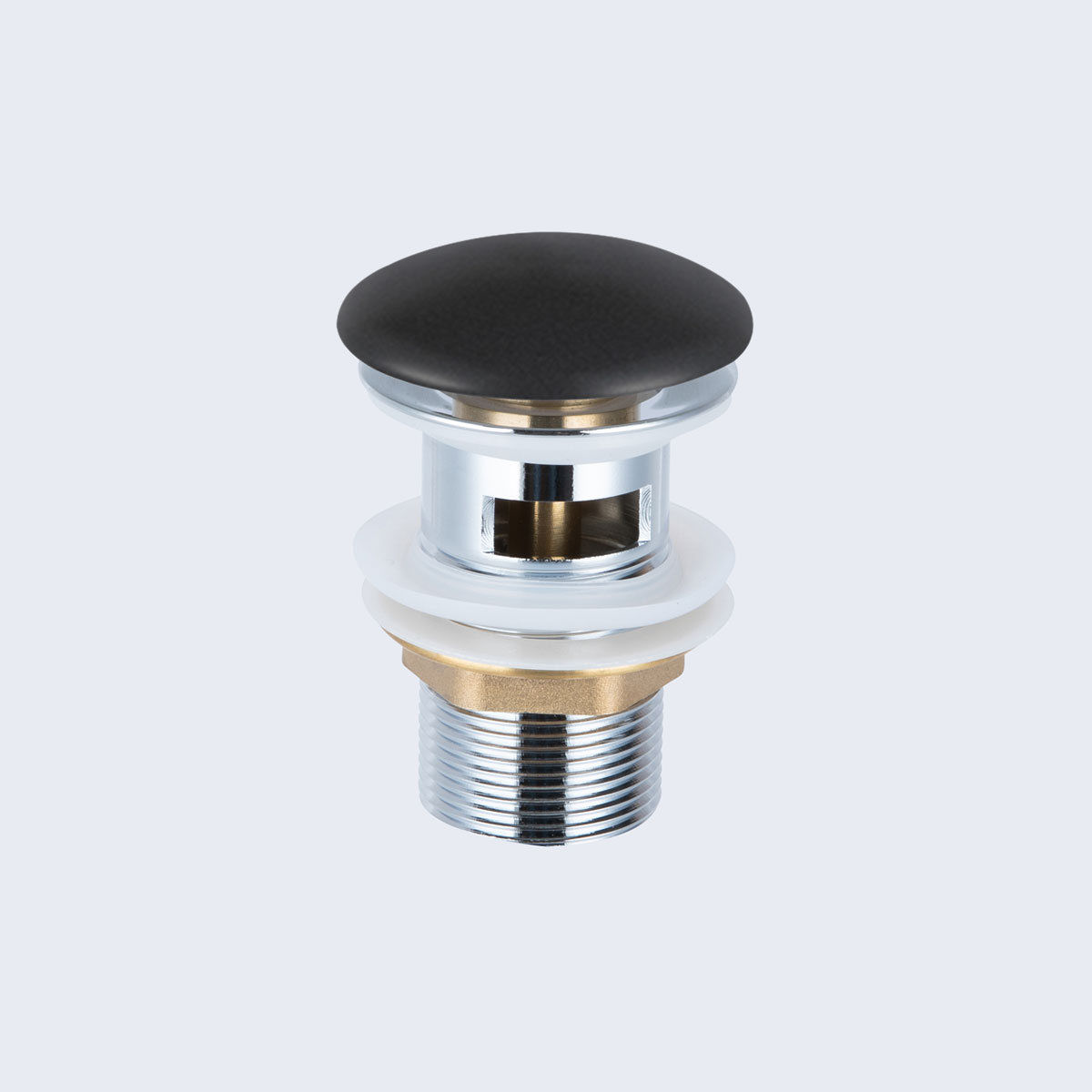 Донный клапан для раковины Vincea DBS-216MB (черный матовый)