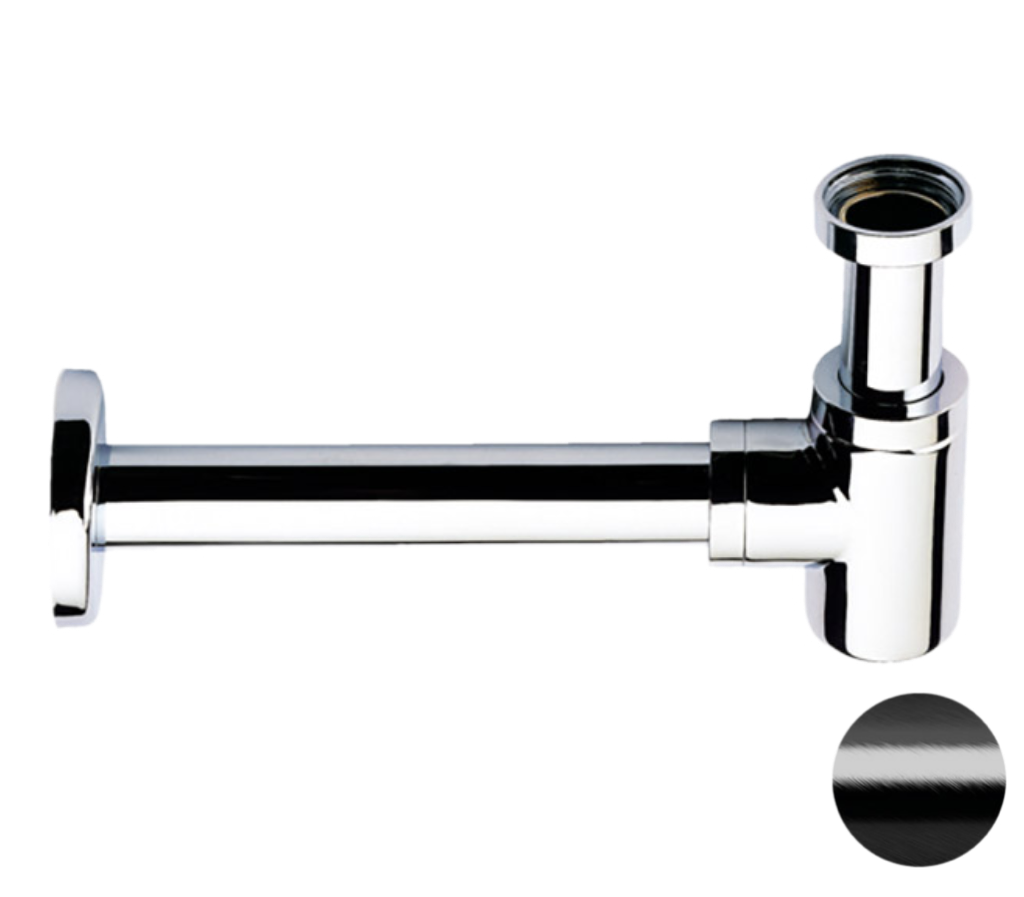 Сифон для раковины Remer 958BCFP (черный брашированный)