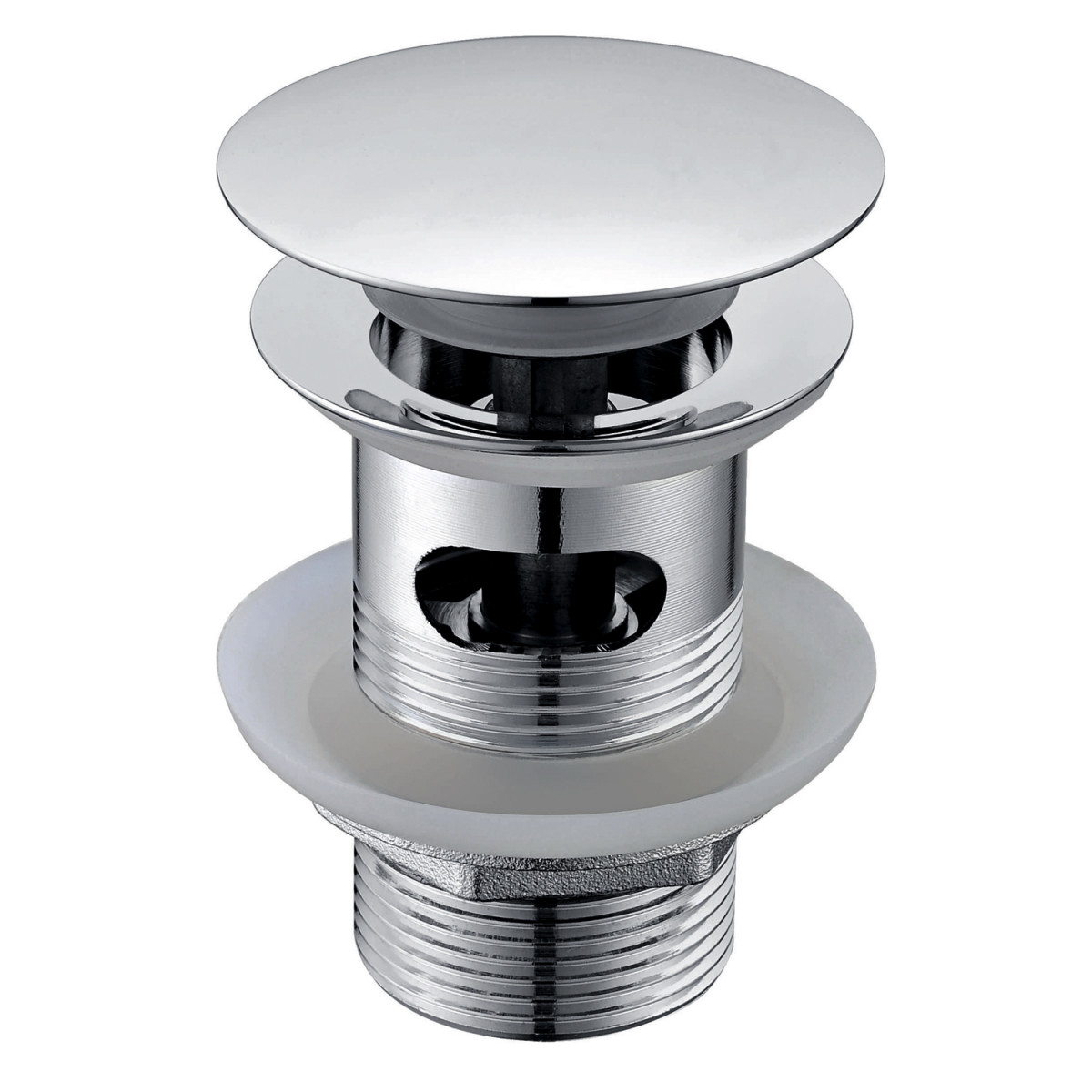 Донный клапан для раковины WasserKRAFT A024 Push-up (хром)