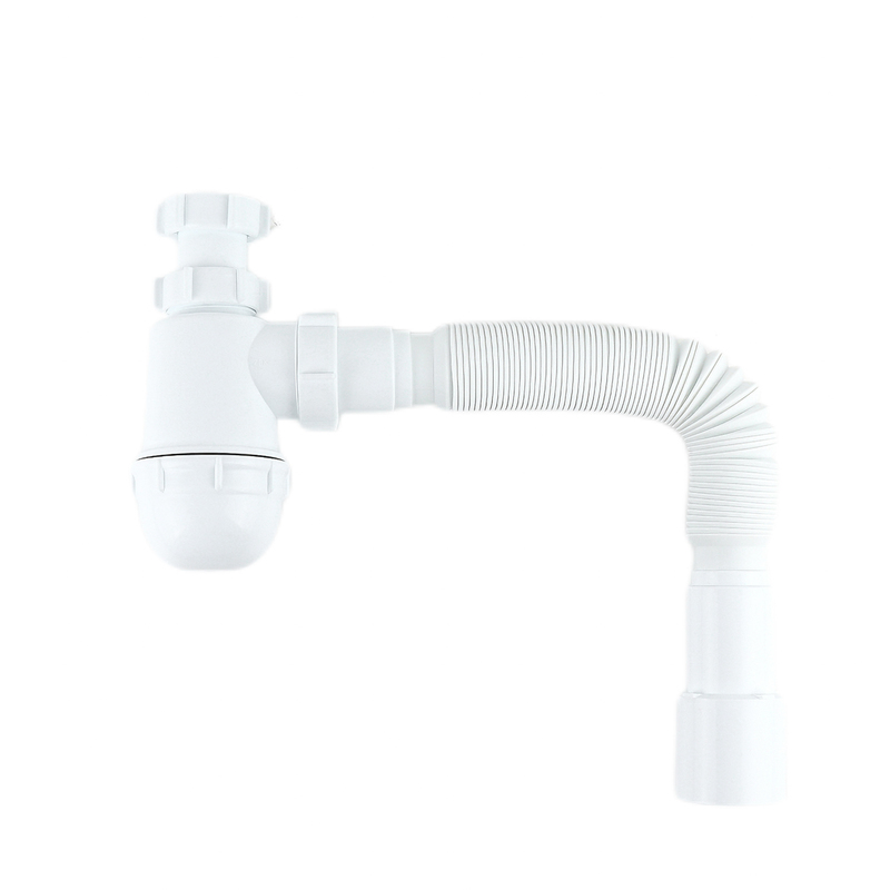 Сифон бутылочный для раковины IDDIS Optima Home 900B000010VD (белый)