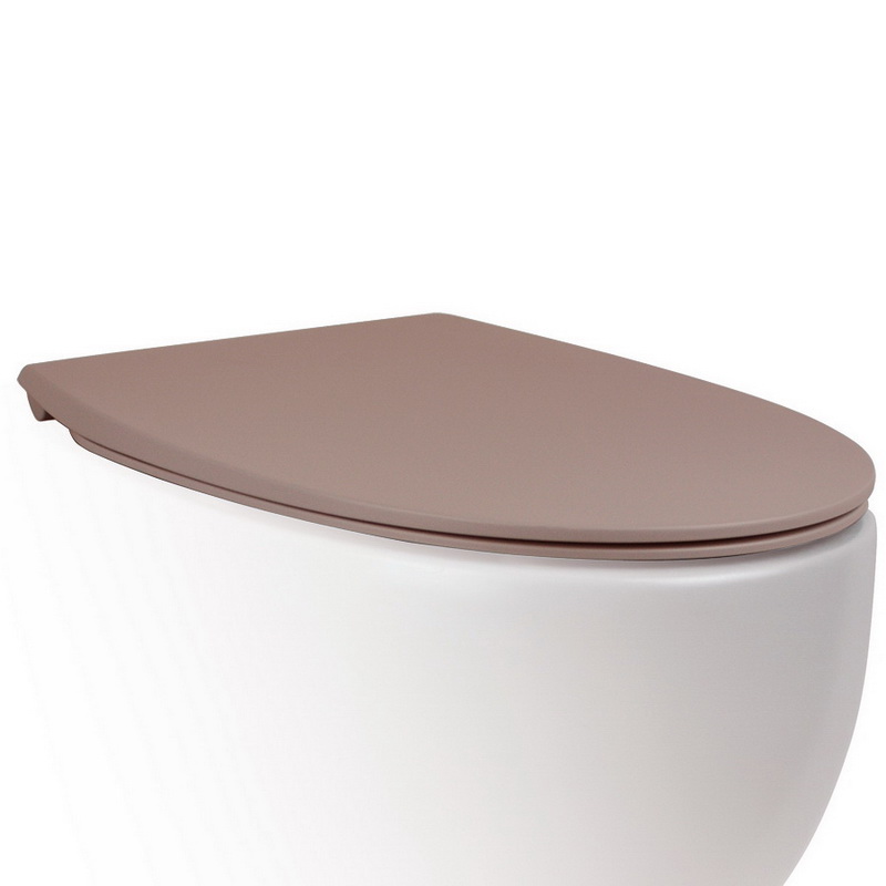 Крышка-сиденье для унитаза AeT Dot 2.0 C555R142 (коралловый матовый) soft close
