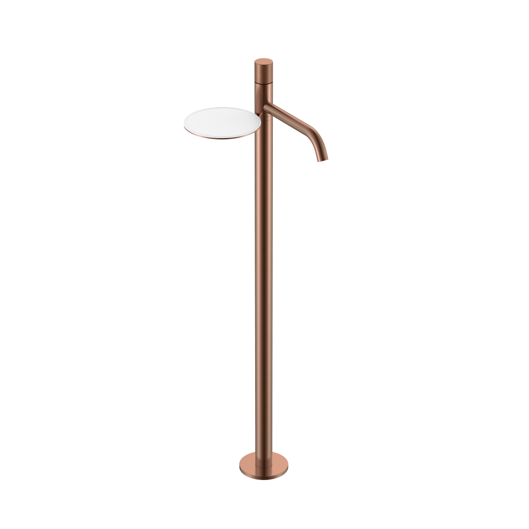 Смеситель напольный для ванны Boheme Stick 120-CB.4 (брашированная медь)