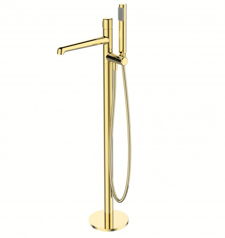 Смеситель напольный BelBagno UNO UNO-FMT-ORO (золото)