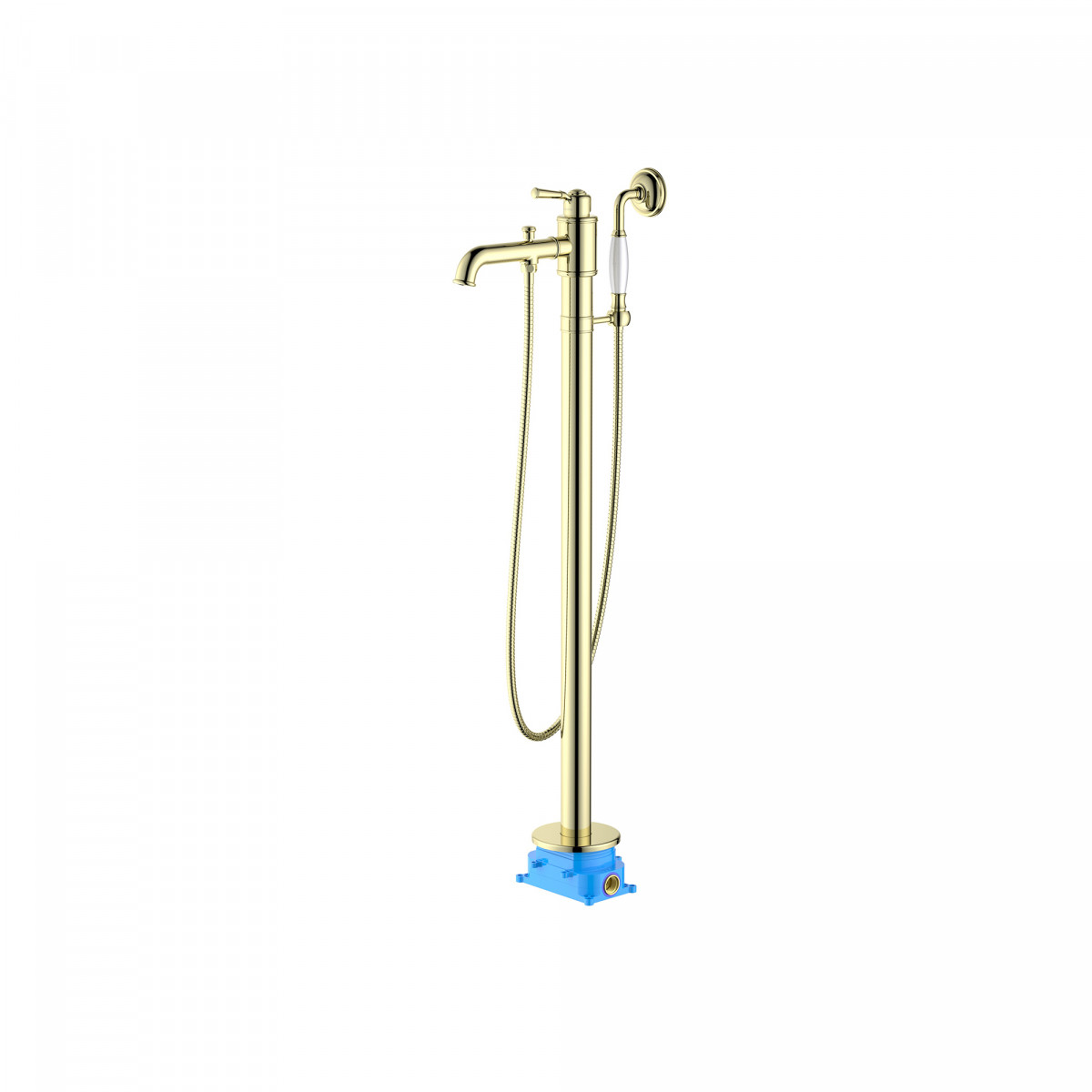 Смеситель напольный Aquatek Классик AQ1545PG (золото)