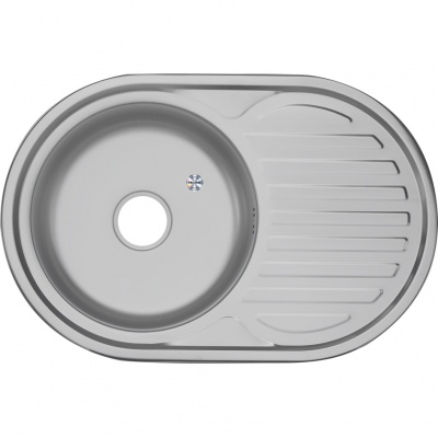 Мойка кухонная Melana 7750 U  770*500 мм  (нержавеющая сталь) 122M ti *12