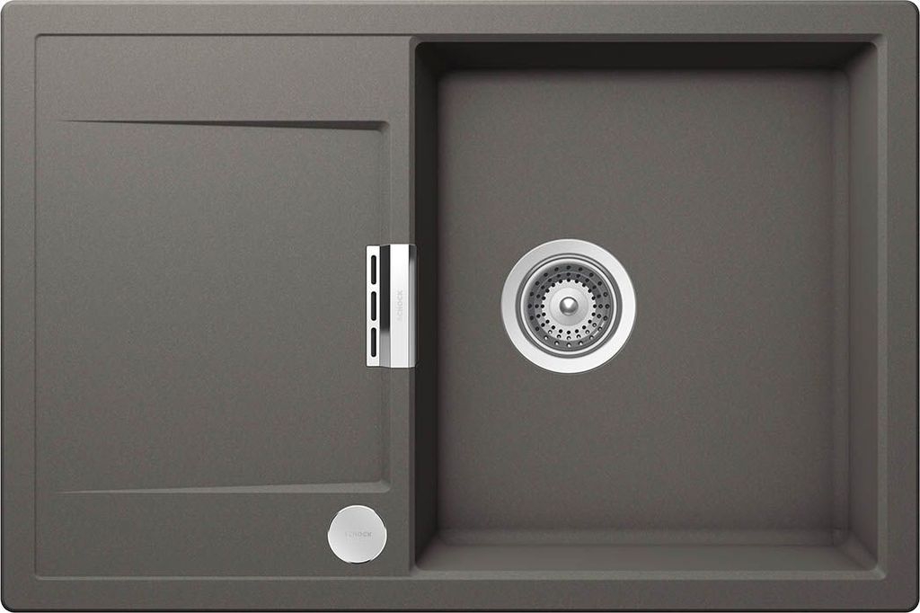 Кухонная мойка Schock Eton 50D Серебристый камень 700973