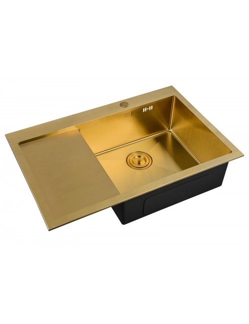 Мойка кухонная Zorg SZR-7851-R BRONZE 780*510 мм R (бронза)