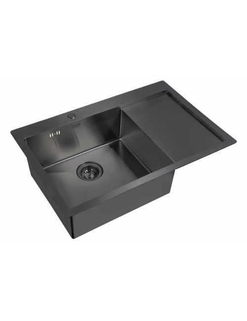 Мойка кухонная Zorg PVD 7851-L GRAFIT 780*510 мм  L (графит)