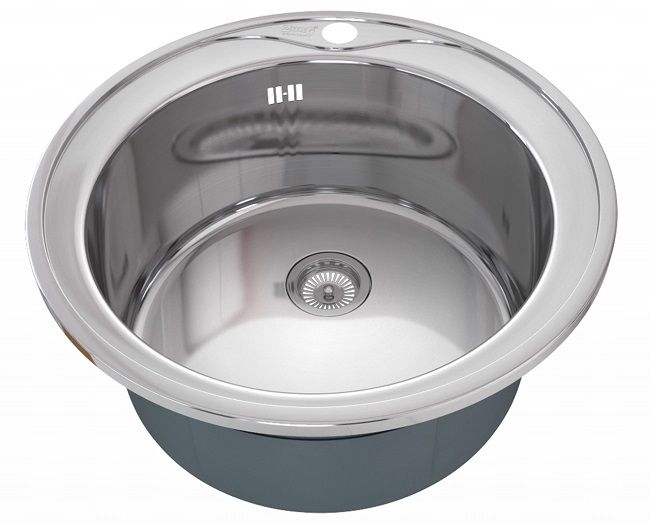 Мойка кухонная Zorg ZR-510/205 510*510 мм (сталь)