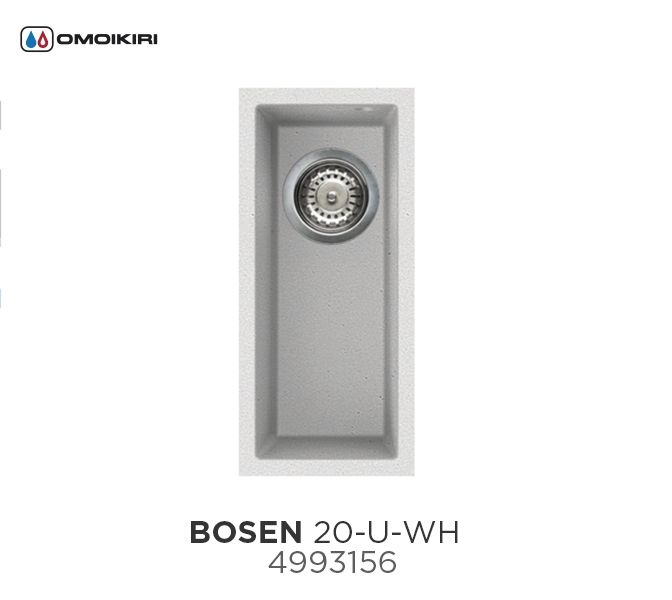 Кухонная мойка Omoikiri Bosen 20-U-WH 4993156 200*440 мм (белый)