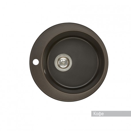 Мойка кухонная Aquaton Иверия 48 480*480 мм (кофе)