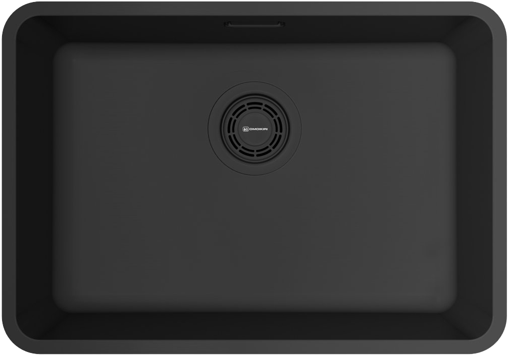 Кухонная мойка Omoikiri Omi 53-U/I Ultra Mini GB 4997418 370*530 мм (графит)