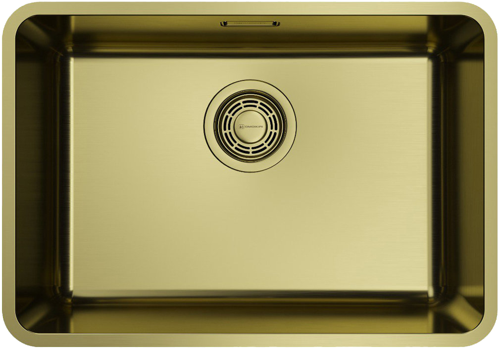 Кухонная мойка Omoikiri Omi 53-U/I Ultra Mini LG 4997406 530*370 мм (светлое золото)