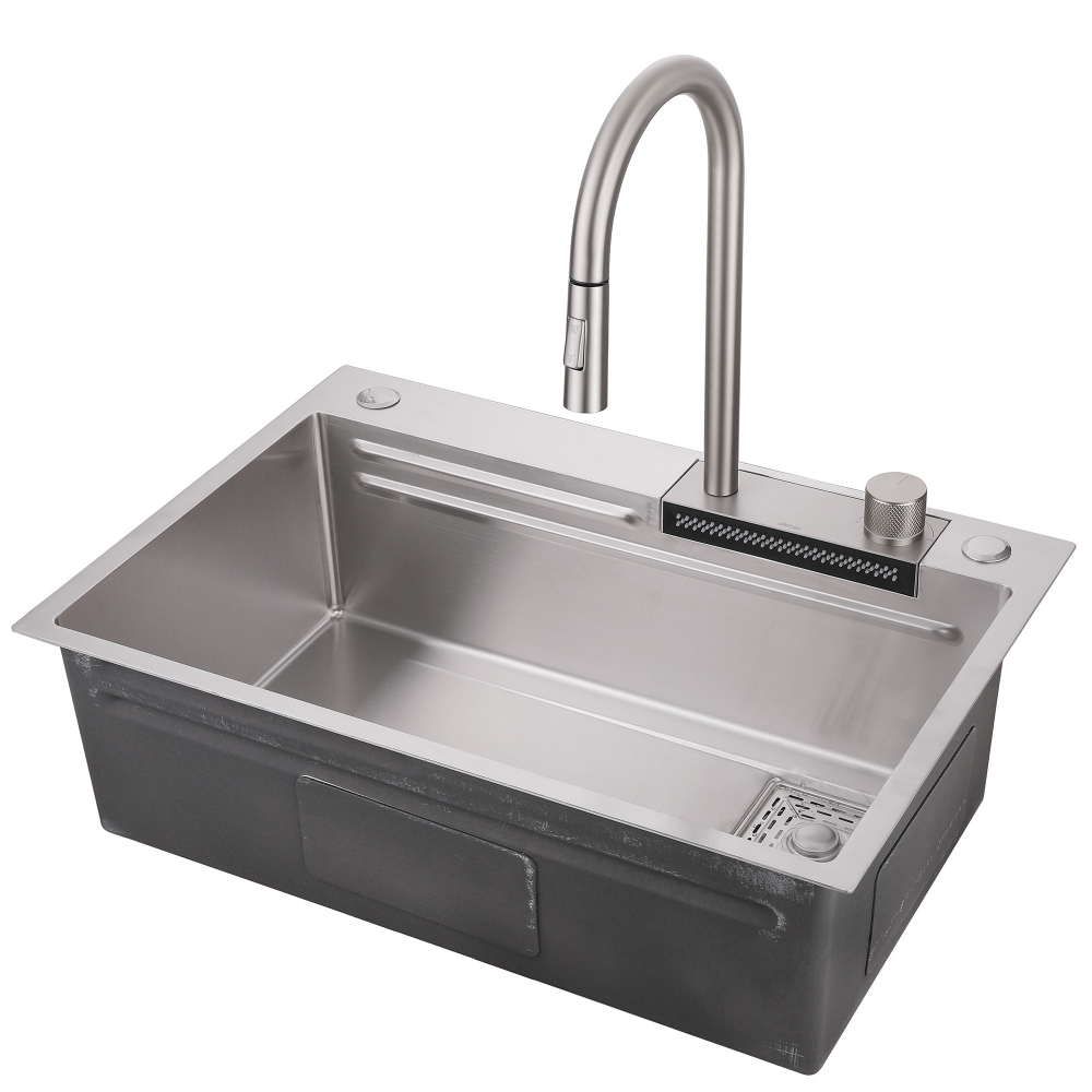 Кухонная мойка Abber Wasser Kreis AF2194SP 680*460 мм (сатин)