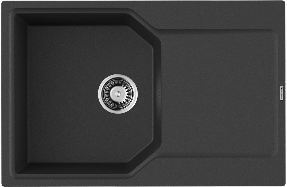 Кухонная мойка Omoikiri Yonaka 78 BL 4993708 780*510 мм (чёрный)