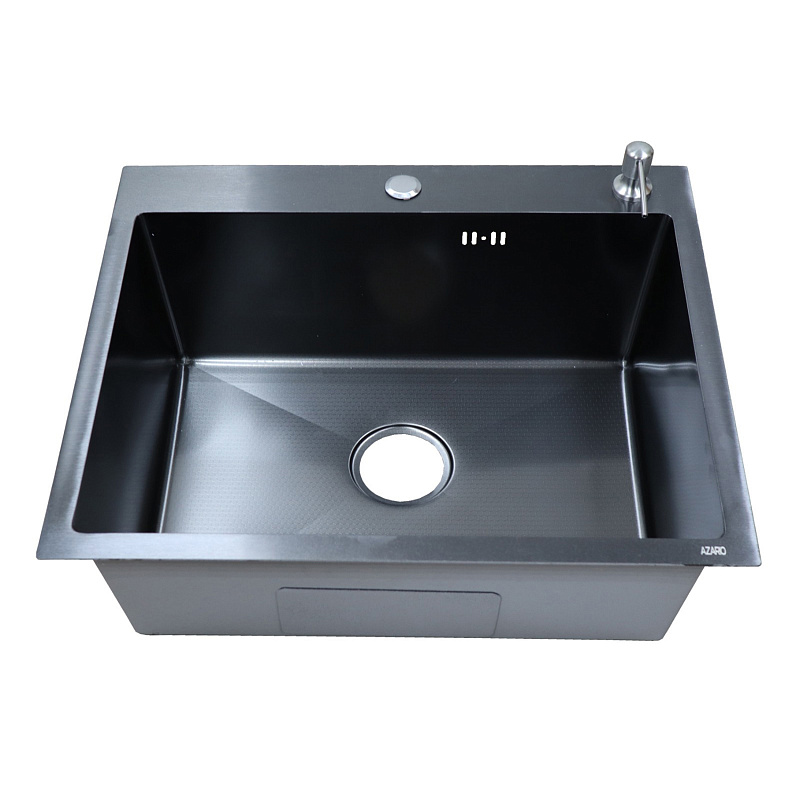 Кухонная мойка Azario Nicole AZB5050H1 500*500 мм (чёрный соты)