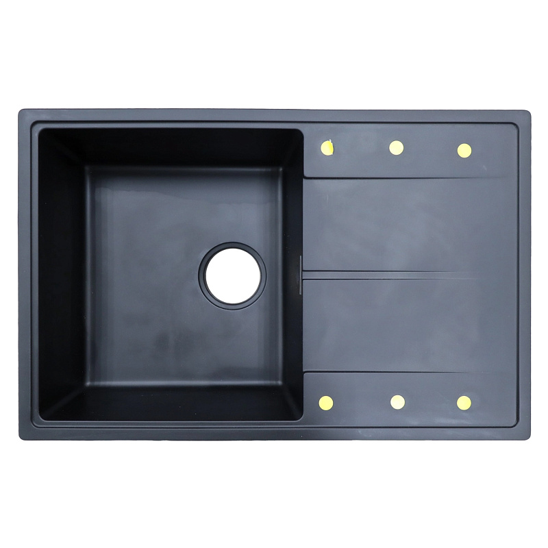 Кухонная мойка Azario Izmir CS00097684 740*480 мм (чёрный)