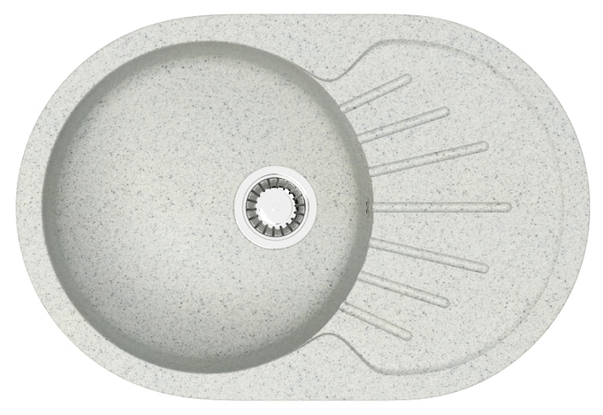 Кухонная мойка Azario Flora CS00079916 730*450 мм (светло-серый)