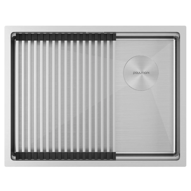 Кухонная мойка Paulmark Next Pro PM705845-BS 450*580 мм (брашированная сталь)