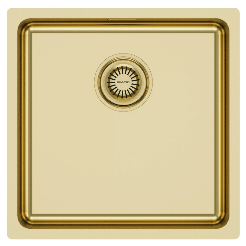 Кухонная мойка Paulmark Vista PM304444-LG 440*440 мм (светлое золото)