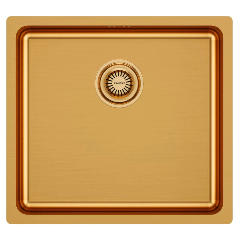 Кухонная мойка Paulmark Vista PM304844-BG 480*440 мм (брашированное золото)