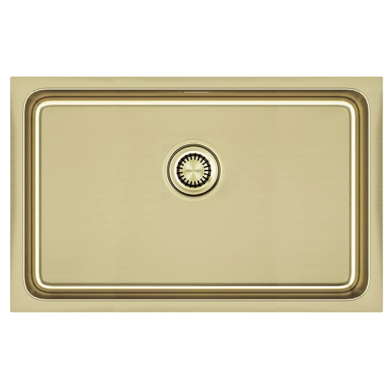 Кухонная мойка Paulmark Vista PM307444-LG 740*440 мм (светлое золото)