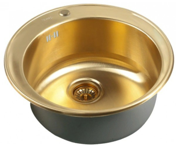 Мойка кухонная Zorg SZR-510/205-BRONZE 510*510 мм (бронза)