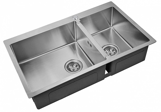 Мойка кухонная Zorg R 78-2-51-L 780*510 мм (сталь)