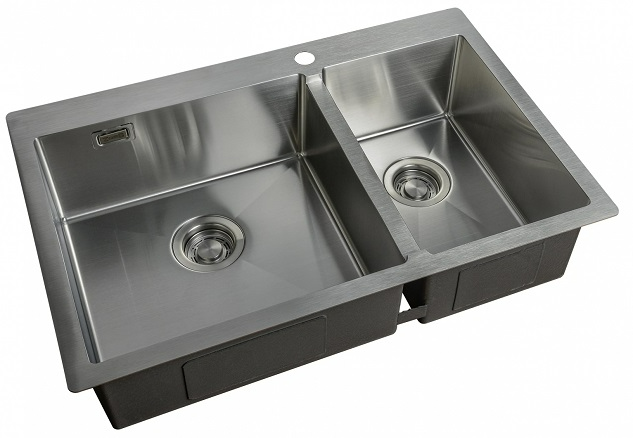 Мойка кухонная Zorg ZL R 780-2-510-L 780*510 мм (cталь)