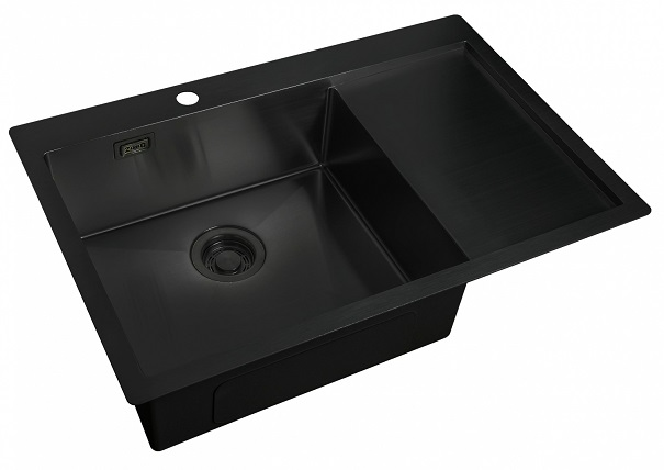 Мойка кухонная Zorg ZL R 780510-L GRAFIT 780*510 мм L (графит)
