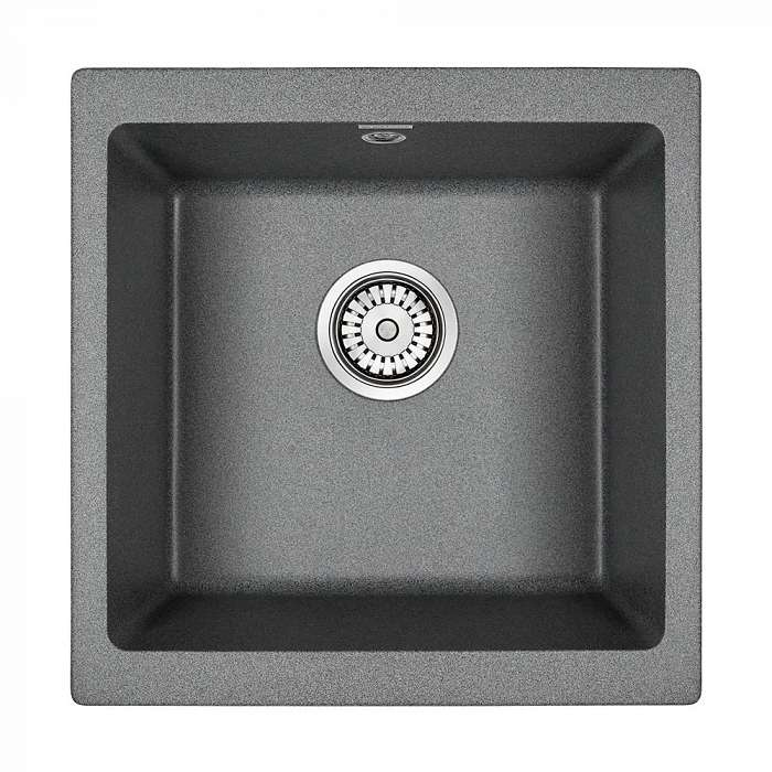Мойка кухонная Paulmark Brilon PM104546-DG 445*460 мм (графит)