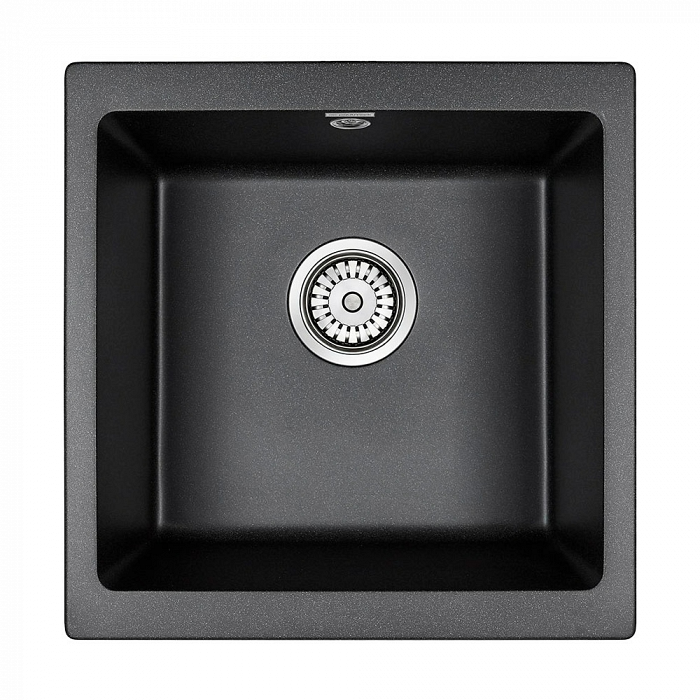 Мойка кухонная Paulmark Brilon PM104546-BL 445*460 мм (черный)