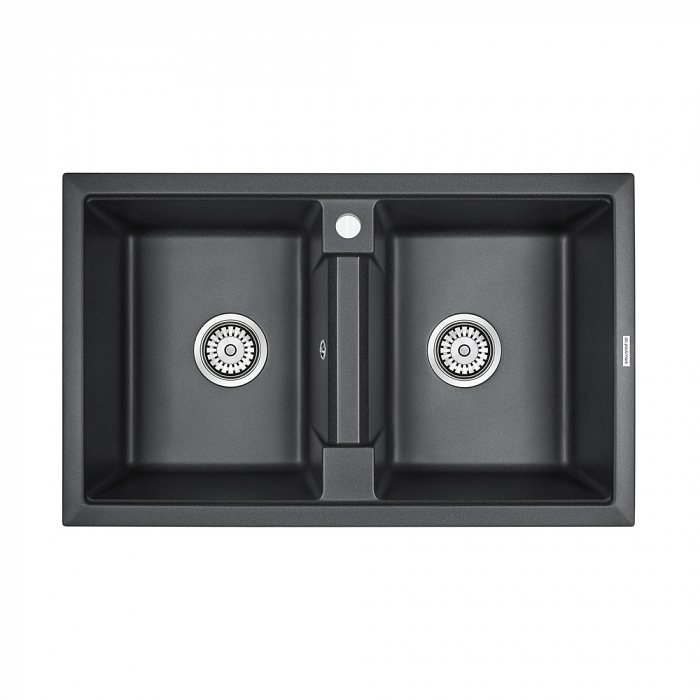 Мойка кухонная Paulmark Zwilling PM238150-BL 810*500 мм (черный)