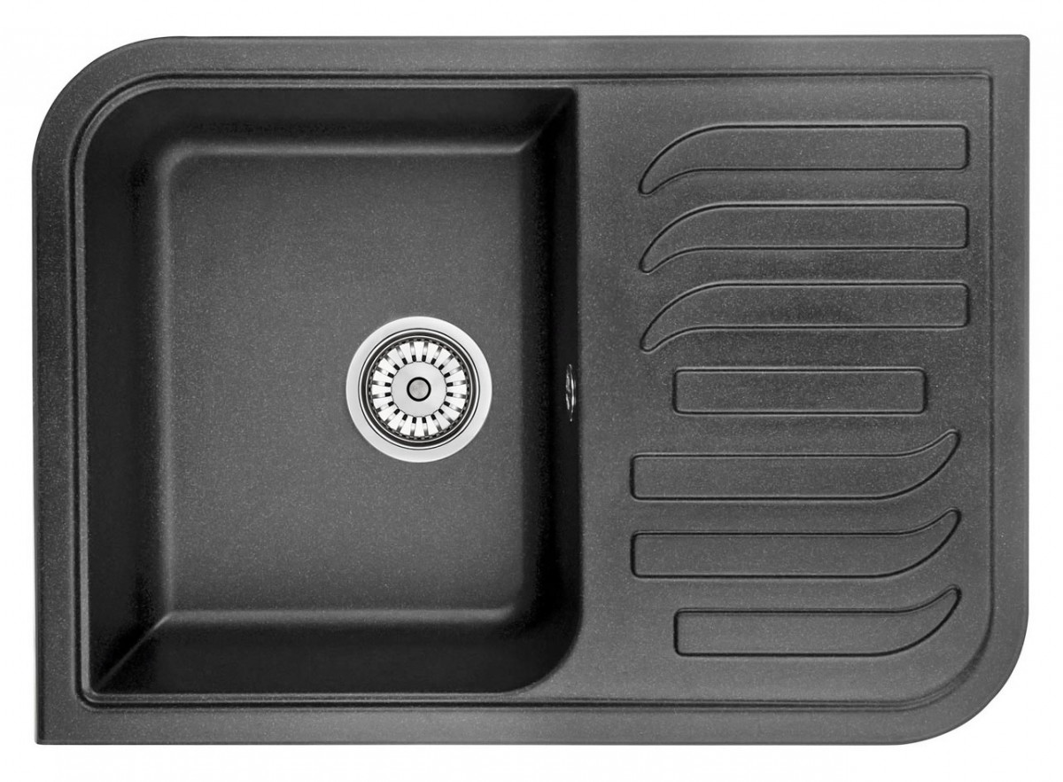 Кухонная мойка Granula GR-7001 700*500 мм (чёрный)