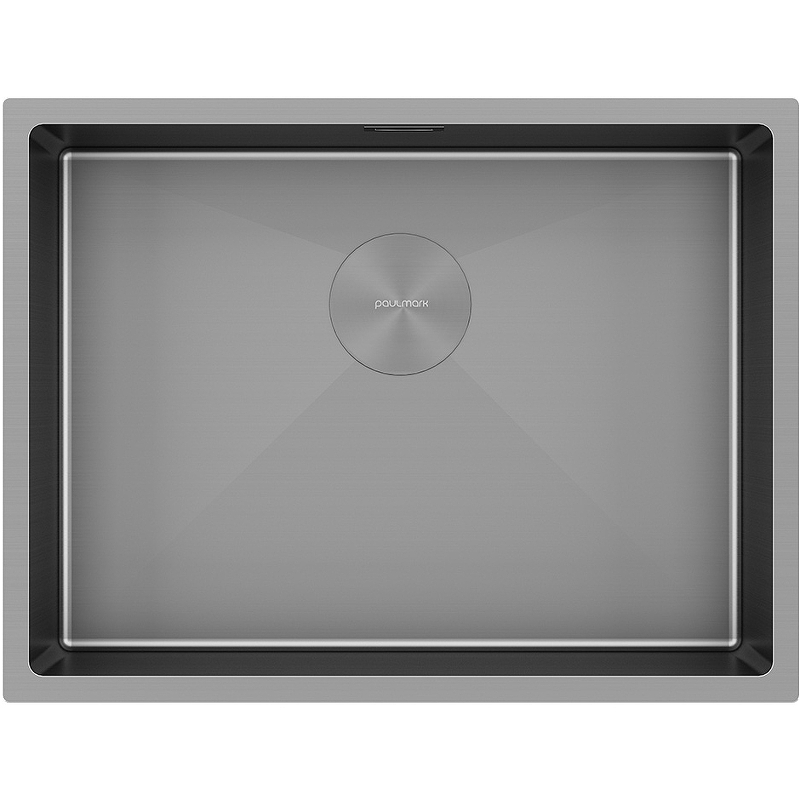Кухонная мойка Paulmark Next 58 Uni PM215844-MG 580*440 мм (серый матовый)