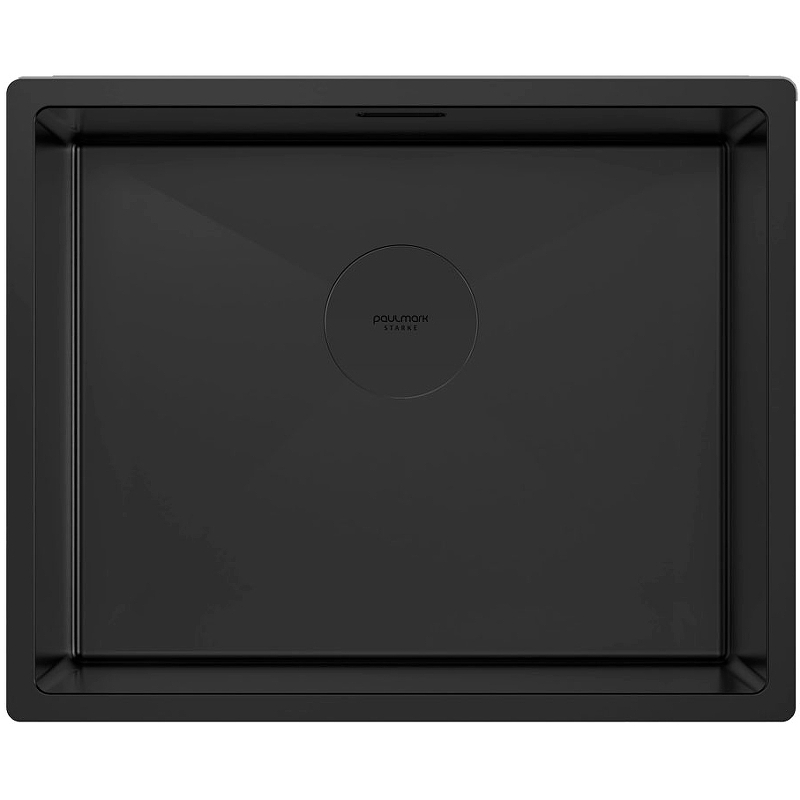 Кухонная мойка Paulmark Next 54 Uni PM215444-MBN 540*440 мм (чёрный матовый)