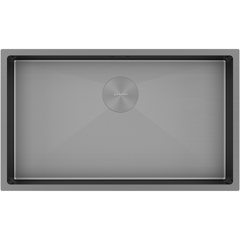 Кухонная мойка Paulmark Next 74 Uni PM217444-MG 740*440 мм (серый матовый)