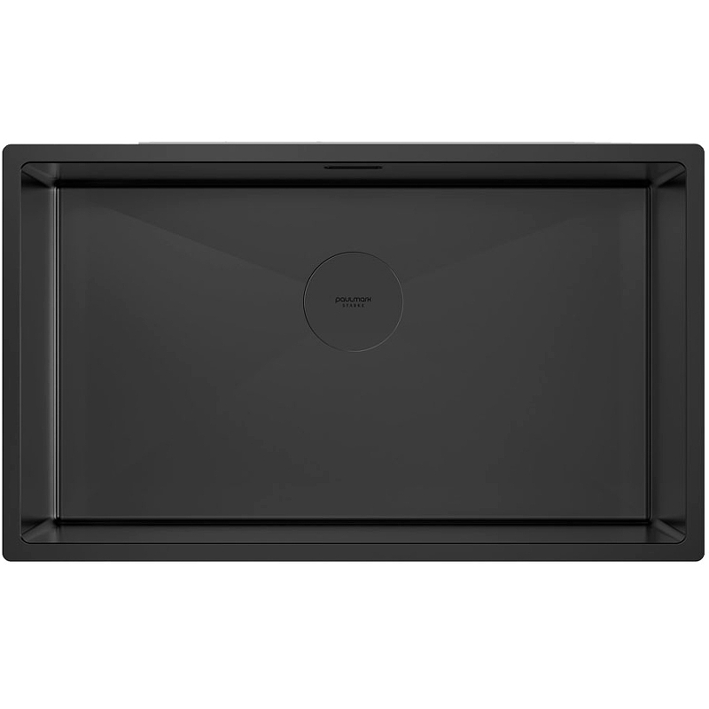 Кухонная мойка Paulmark Next 74 Uni PM217444-MBN 740*440 мм (чёрный матовый)