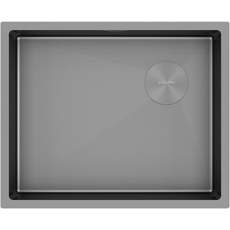 Кухонная мойка Paulmark Next-Skew 54 Uni PM885444-MG 540*440 мм (серый матовый)