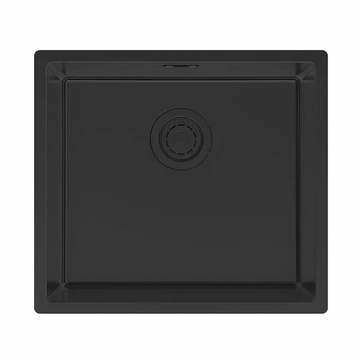Кухонная мойка Paulmark Lassan 49 Uni LA49-MBN 490*440 мм (чёрный матовый)