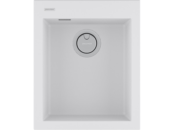 Кухонная мойка Paulmark Decoration 41 PM934150-WH 410*500 мм (белый)