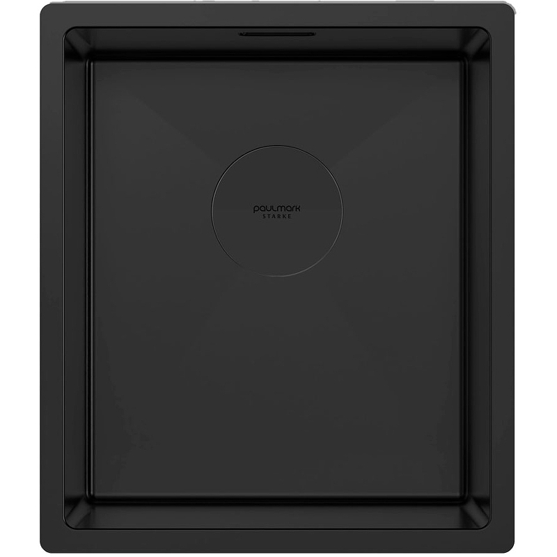 Кухонная мойка Paulmark Next 38 Uni PM213844-MBN 380*440 мм (чёрный матовый)