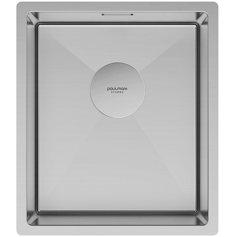 Кухонная мойка Paulmark Next 38 Uni PM213844-BS 380*440 мм (нержавеющая сталь)