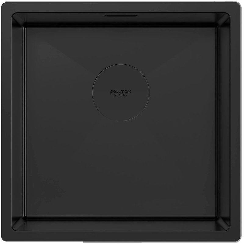 Кухонная мойка Paulmark Next 44 Uni PM214444-MBN 440*440 мм (чёрный матовый)