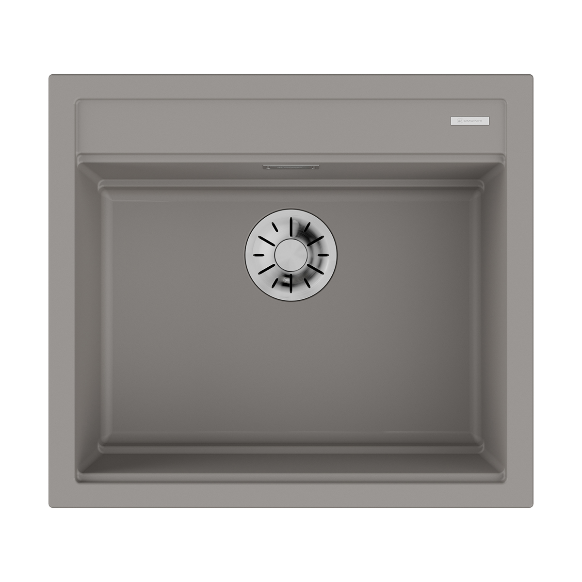 Кухонная мойка Omoikiri Kitagawa 57-GR 4993450 570*510 мм (серый)