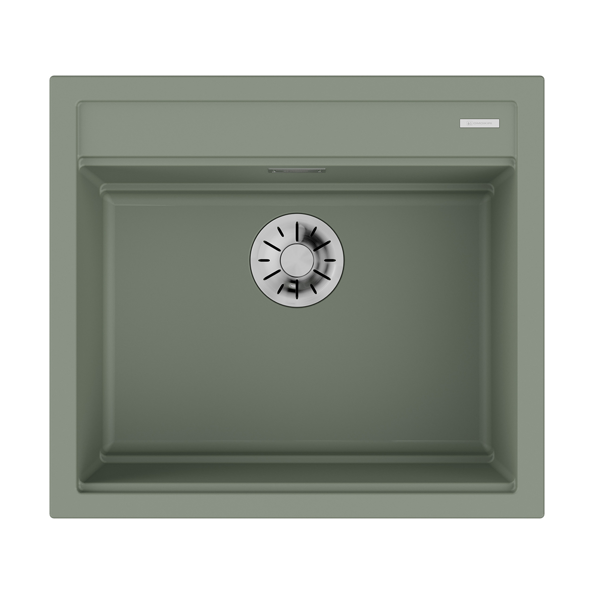 Кухонная мойка Omoikiri Kitagawa 57-WG 4993319 570*510 мм (зелёный)
